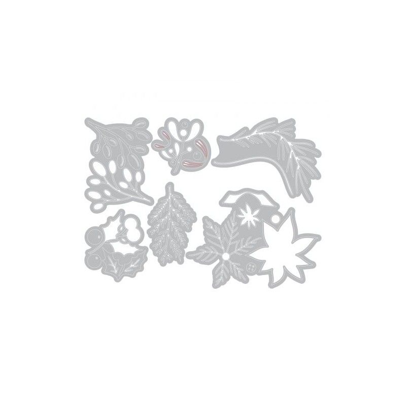 Troquel Thinlits Funky Festivo Grande De Sizzix (6 Pcs)