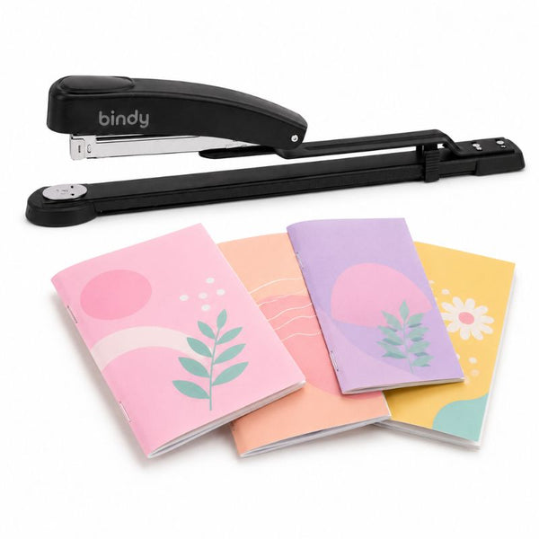 Grapadora de Brazo Largo Bindy para Cuadernillos y Folletos