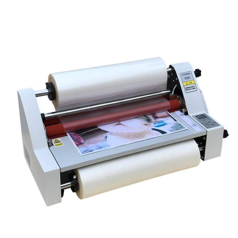 Laminadora V350 vista lateral estructura metálica