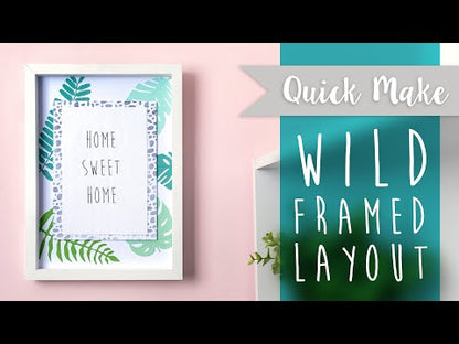 Set De Troqueles Thinlits Pensamiento Salvaje (4 Pcs) De Sizzix