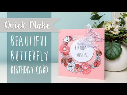 Set De Troqueles Framelits Y Sellos Bonitas Flores De Sizzix