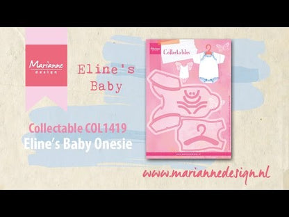Troquel Vestido De Bebe Collectables (9 Pcs)