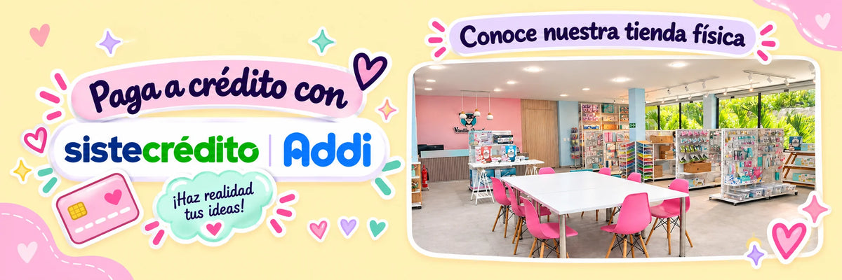 Paga a crédito con Sistecrédito y Addi. Haz realidad tus ideas.