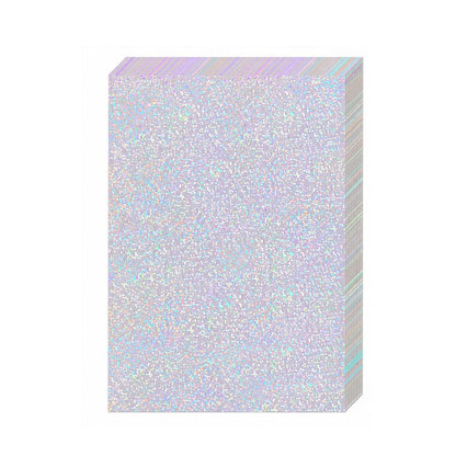Laminado en Frío Vinilo Holográfico Transparente Puntos Bindy (50 Hojas)